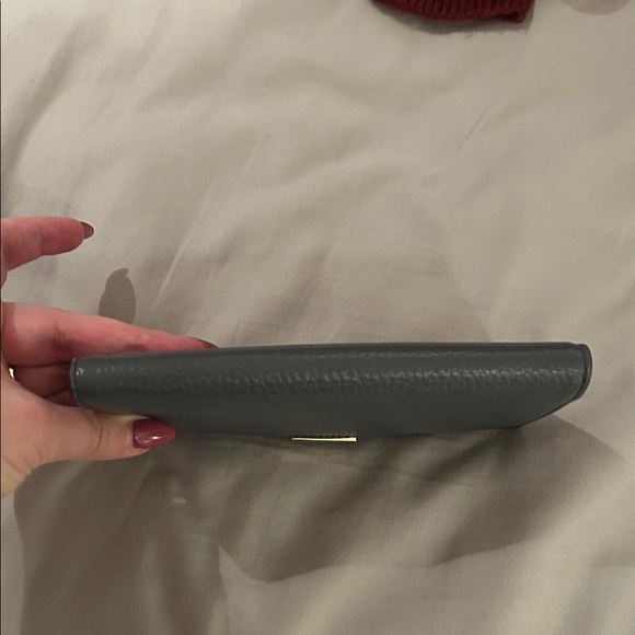 Kate Spade Grey Pebbled Leather Wallet - Picture 6 of 6